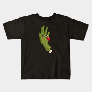 Mischievous Severed Hand Kids T-Shirt